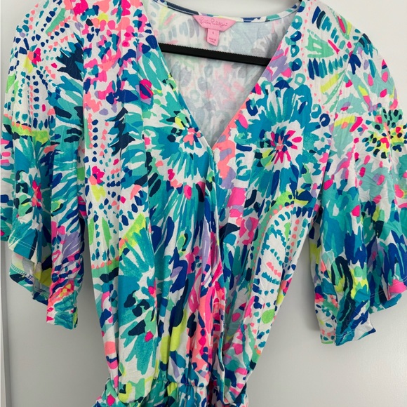 NWOT Lilly Pulitzer Madilyn romper, size small. Retail $178. - Picture 5 of 5